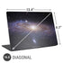 Andromeda Galaxy Universal Laptop 16.6in (13.4 x 9.7in) Skin